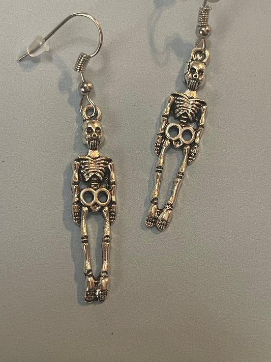 Skeleton earrings